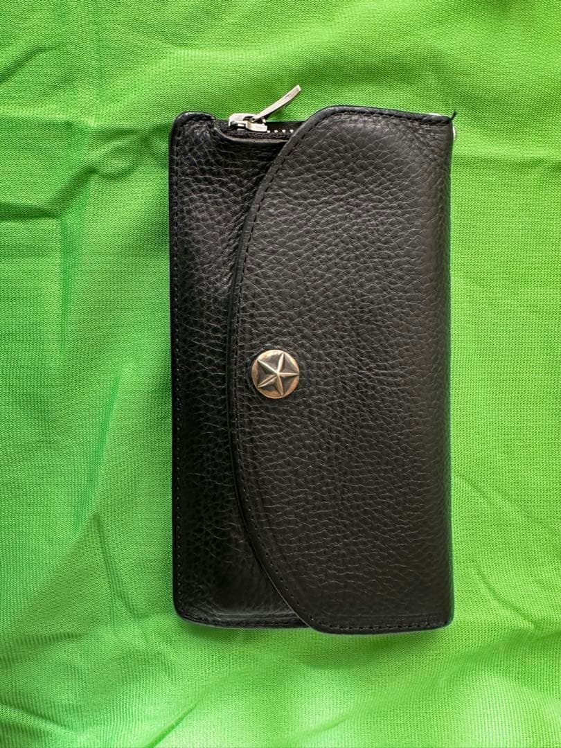 CALEE シルバー スターコンチョ 長財布 ロングウォレット