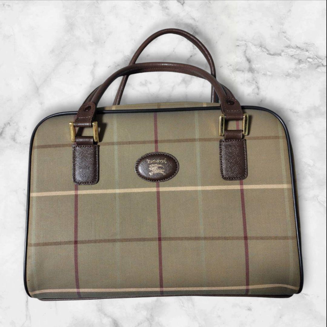 バーバリー ボストンバッグ ミニボストン