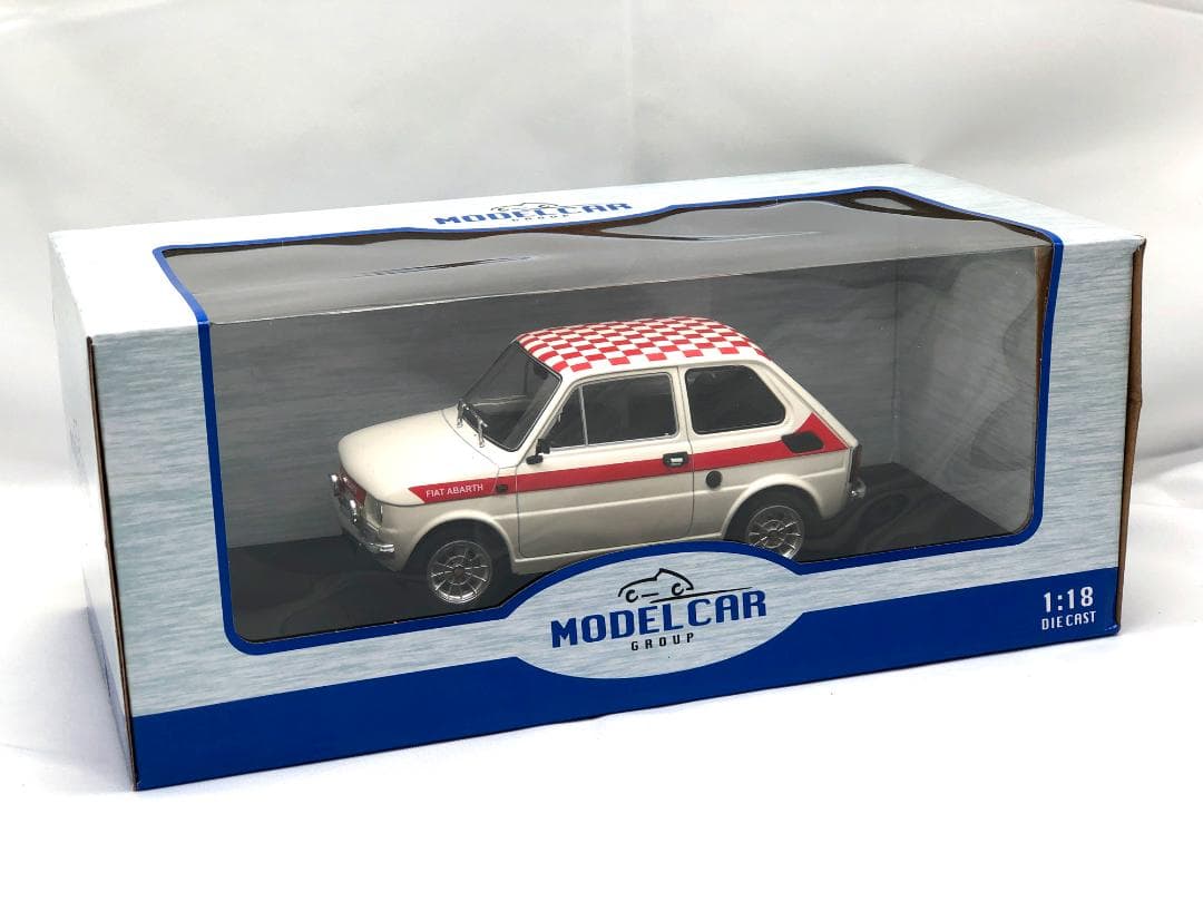 MCG 1/18 フィアット 126 アバルト 1972 (ホワイト) basque_mcg18325