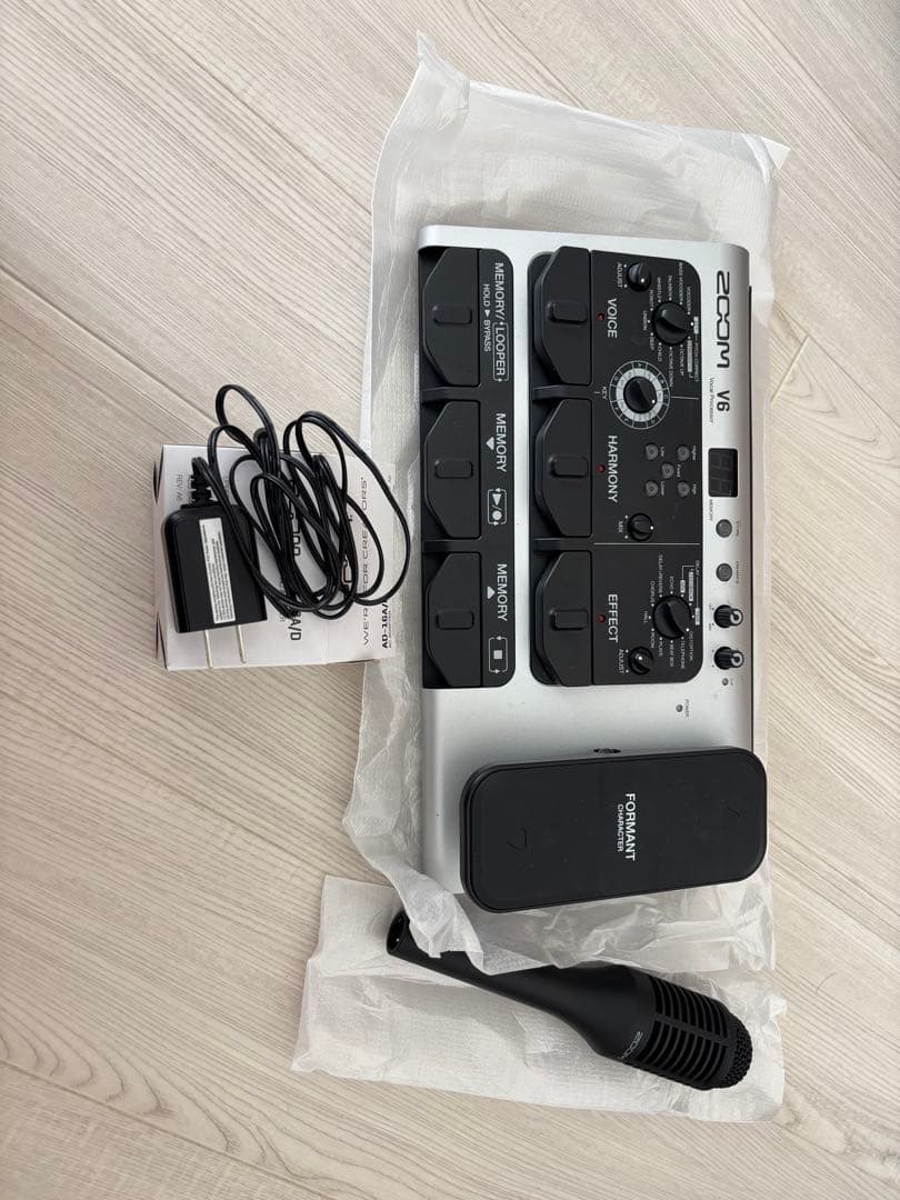 Zoom V6 エフェクターセット ZOOM V6-SP Vocal Processor Package ボーカルプロセッサー ボーカル