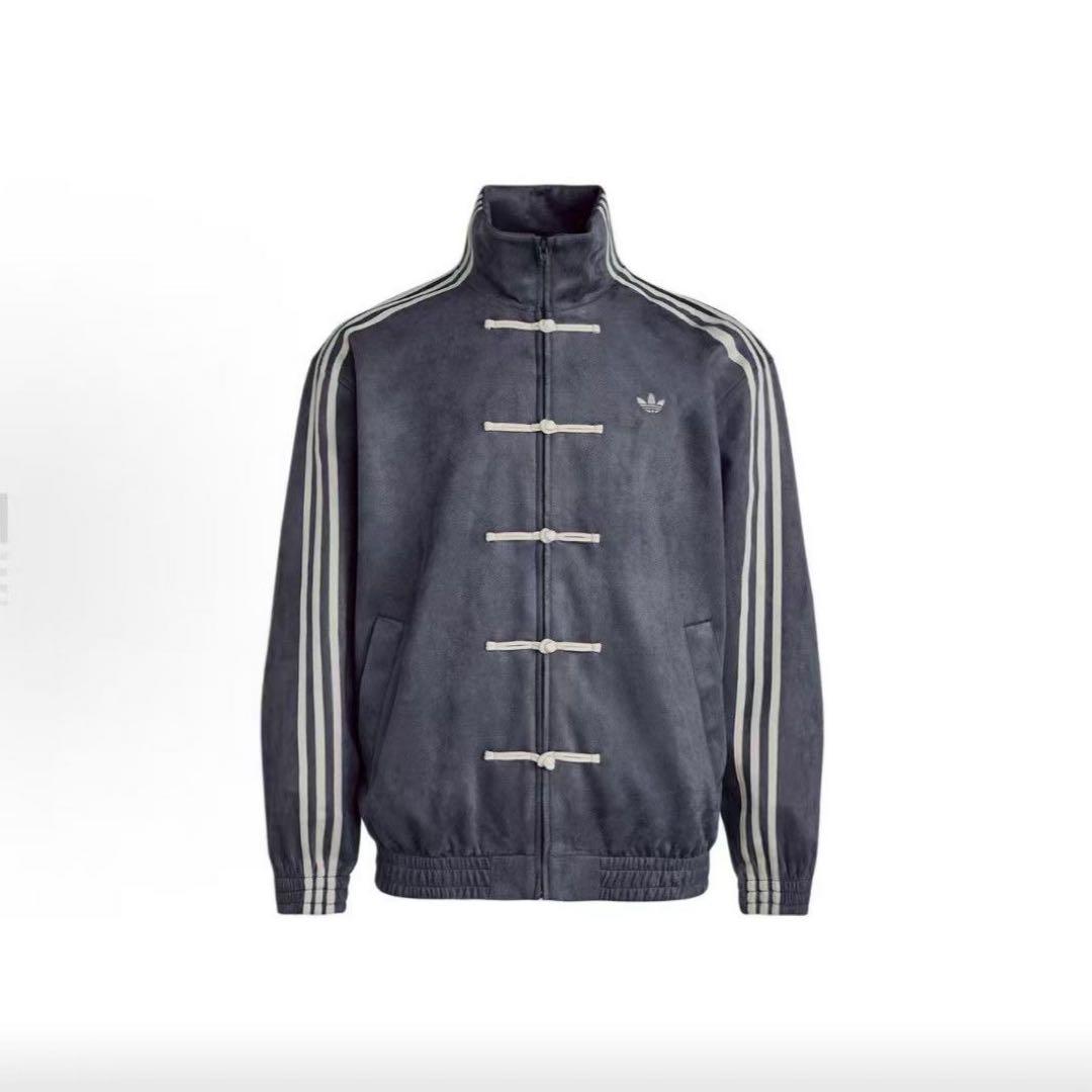 adidasアディダス 中国限定 蛇年トラックジャケットダーククレー　Mサイズ”