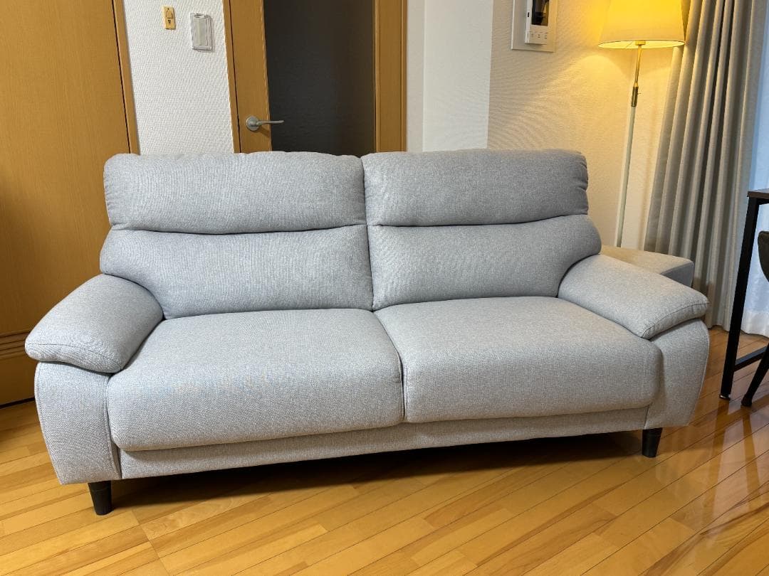 ニトリ NITORI 3人掛けソファ 布張りタイプ (MK02 KD LGY) 3人掛けソファ 布張りタイプ (MK02 KD MO) | ニトリネット【公式