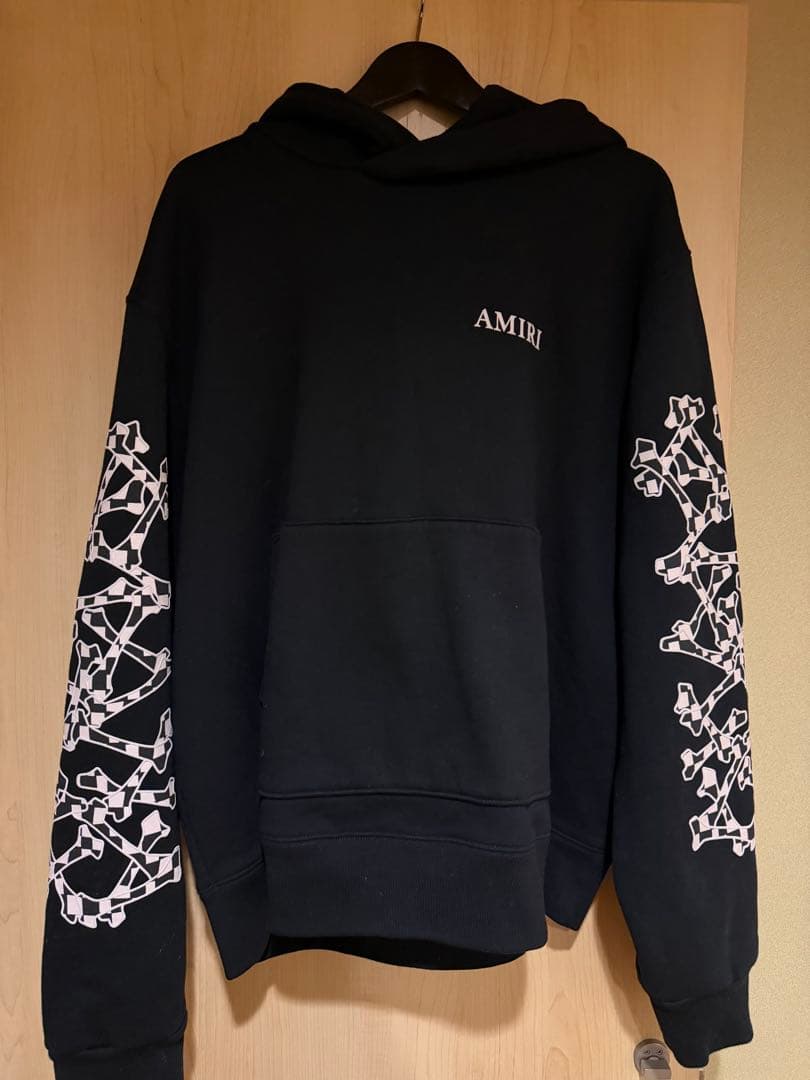 AMIRI アミリ チェッカード ボーンズ フーディー サイズXL パーカー