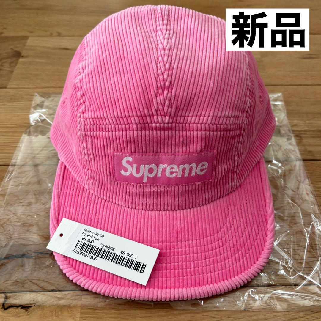 【新品】タグ付 Supreme Corduroy Camp Cap 25SS