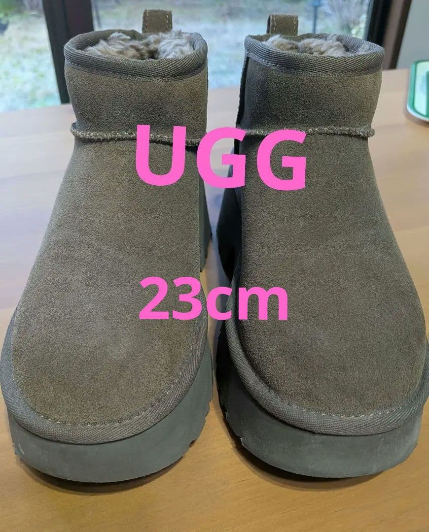 アグUGG☆サイズ23cm☆ブラウン☆厚底ショート丈ヒールムートンブーツ 楽天市場】【価格見直し☆】UGG 厚底ムートンブーツ レディース アグ
