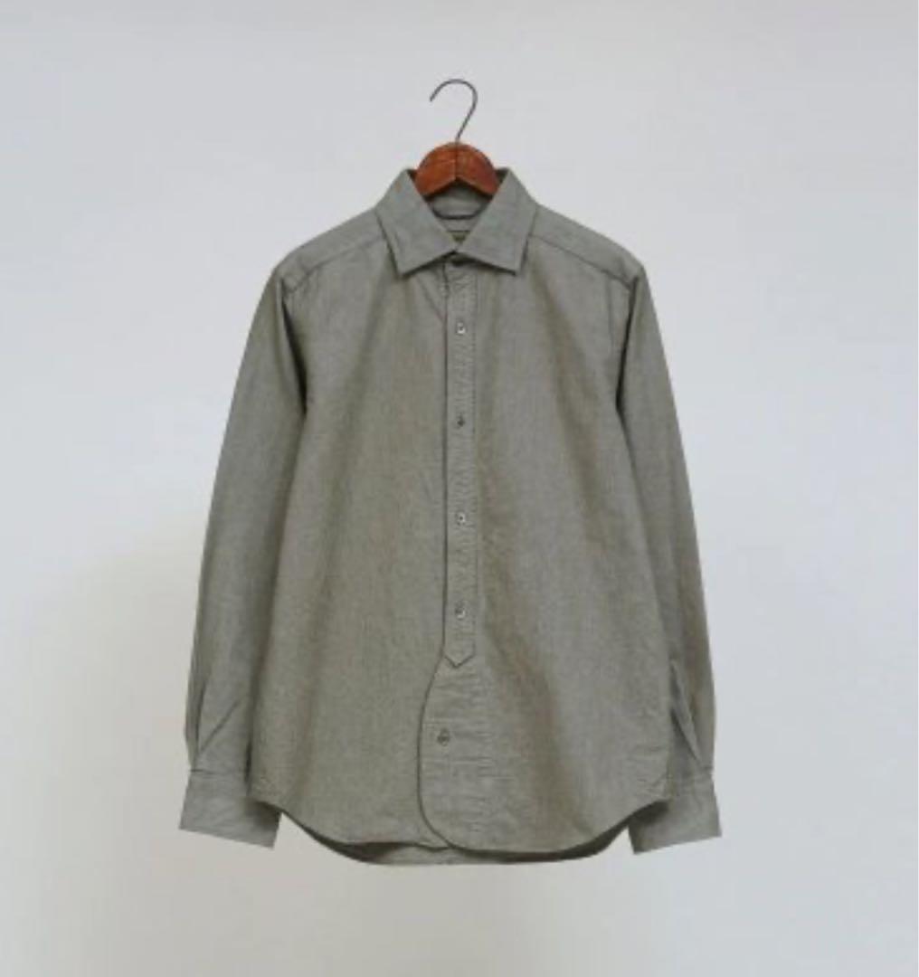 ナイジェルケーボン　オフィサーズシャツ　カーキ　新品　52 XL