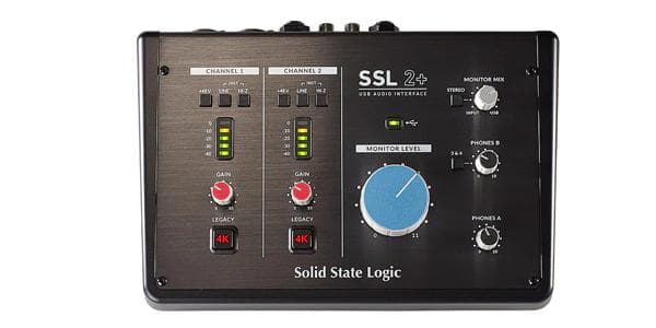 SSL2+ Solid State Logic オーディオインターフェイス SSL2 MKⅡ , SSL2+ MKⅡ USBオーディオインターフェース 発表 - Solid