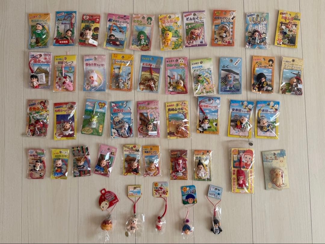 キューピー ご当地キューピー 干支キューピー ストラップ 44個