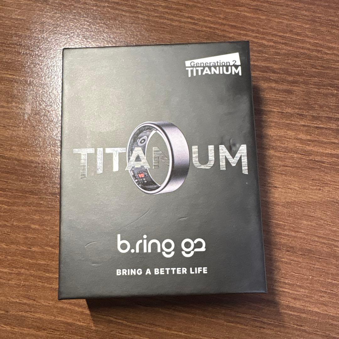 b.ring B115TNSV2G2 モデルスマートリングチタンAI健康管理