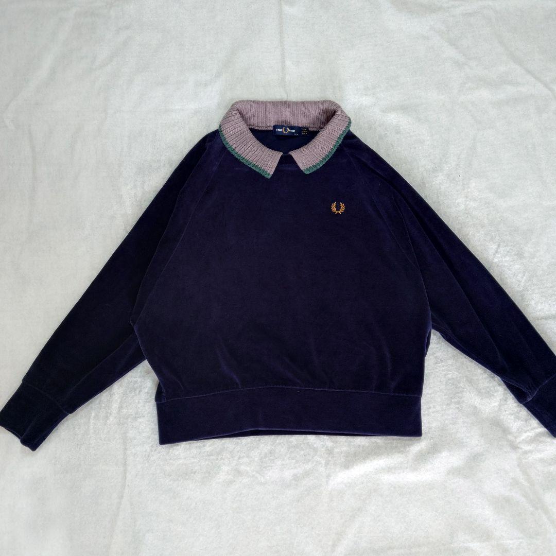 フレッドペリー レディース トップス ベロア ドルマン 襟付き