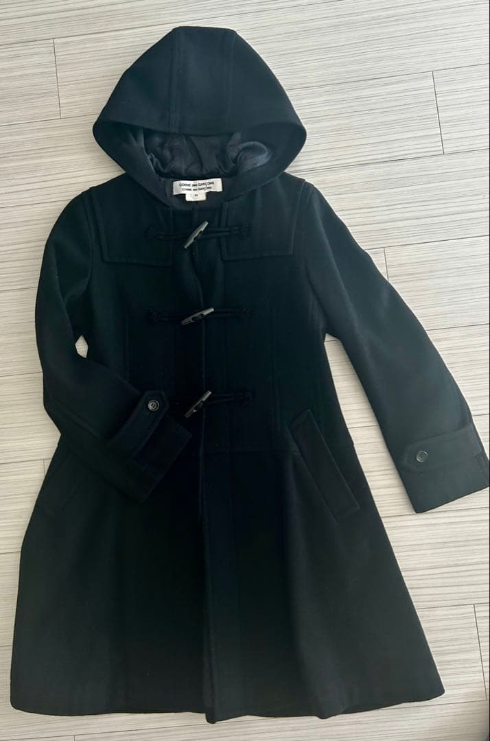 COMME des GARÇONS ブラック ダッフルコート