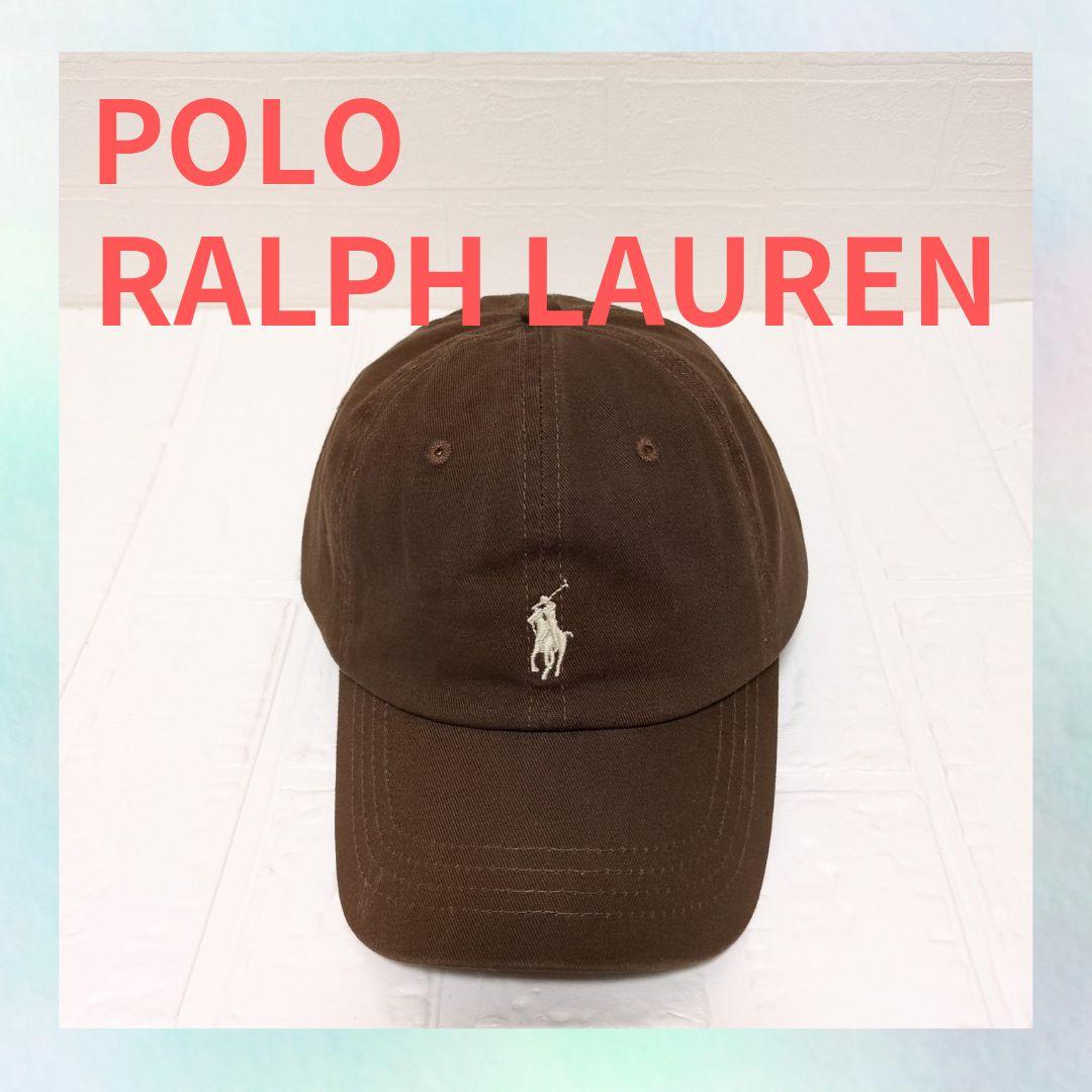 POLO RALPH LAUREN ポニー刺繍 キャップ ブラウン - メルカリ