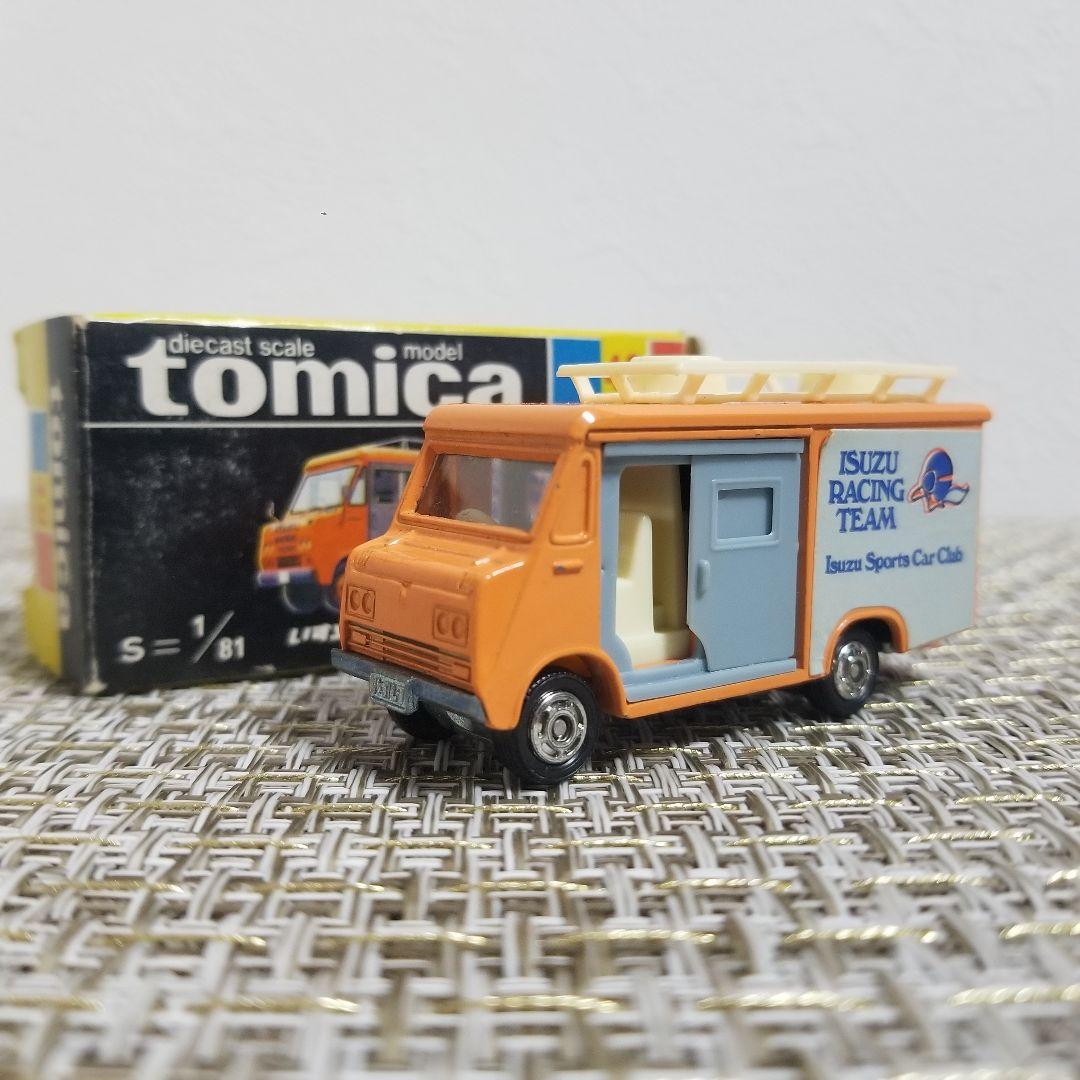 トミカ 黒箱 No.49 いすゞ エルフ ハイルーフ 日本製 - メルカリ