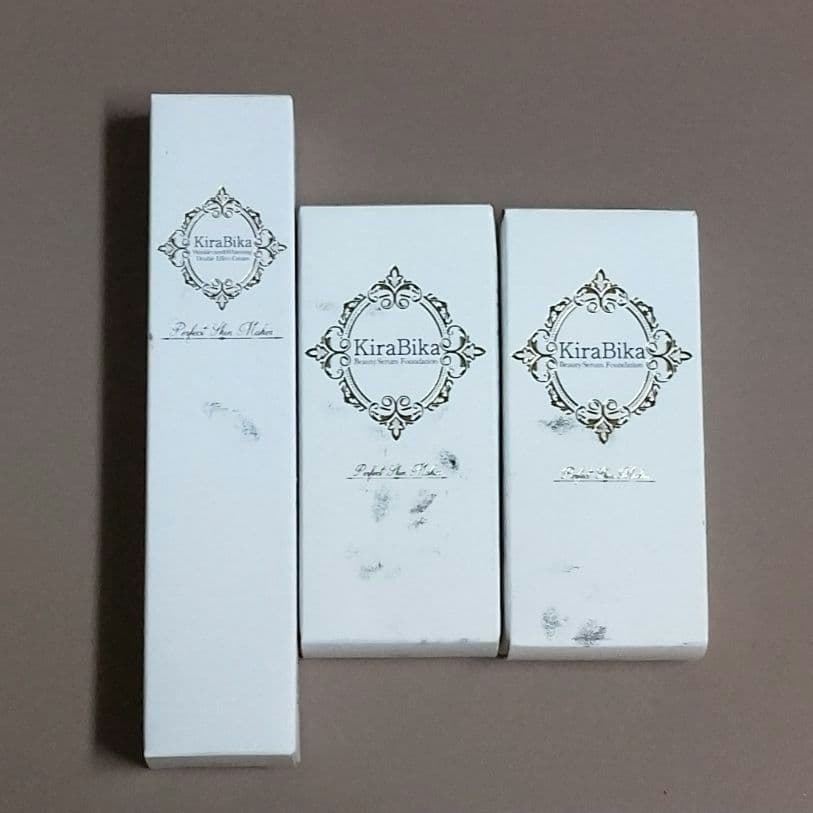 きらびか ビューティーセラムファンデーション 26g 2本セット＋美白クリーム