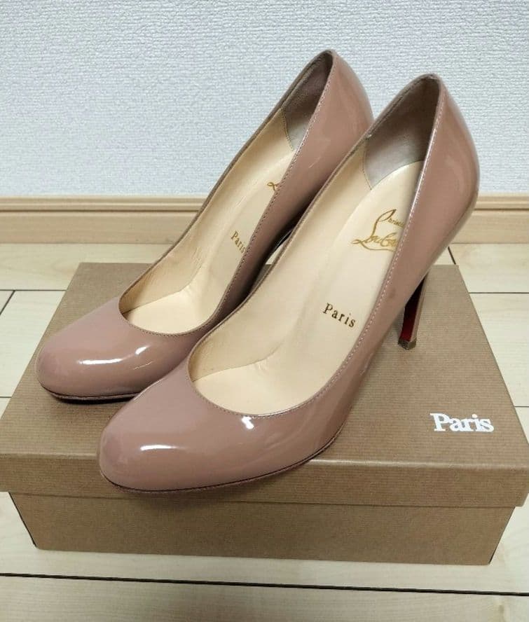 Christian Louboutin パンプスPK20 NUDE6248