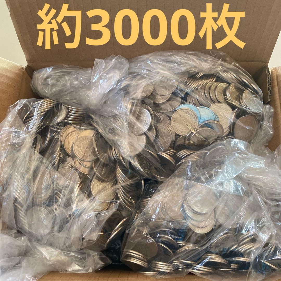 パチスロメダル 約3000枚 (約15.6㎏)　スロット  25パイ
