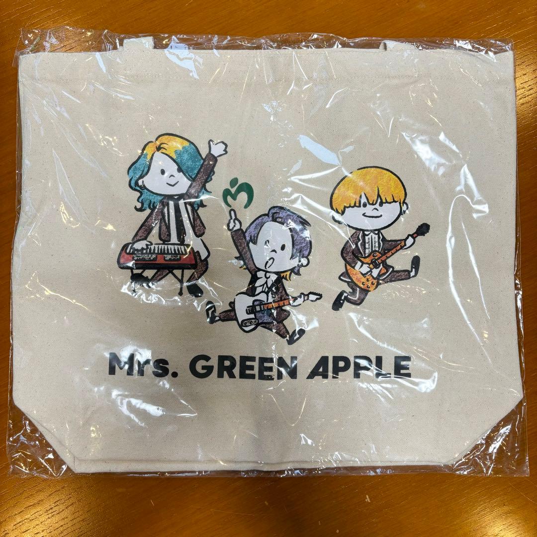 新品未開封品】Mrs. GREEN APPLE ミセス ゼンジン トートバッグ - メルカリ