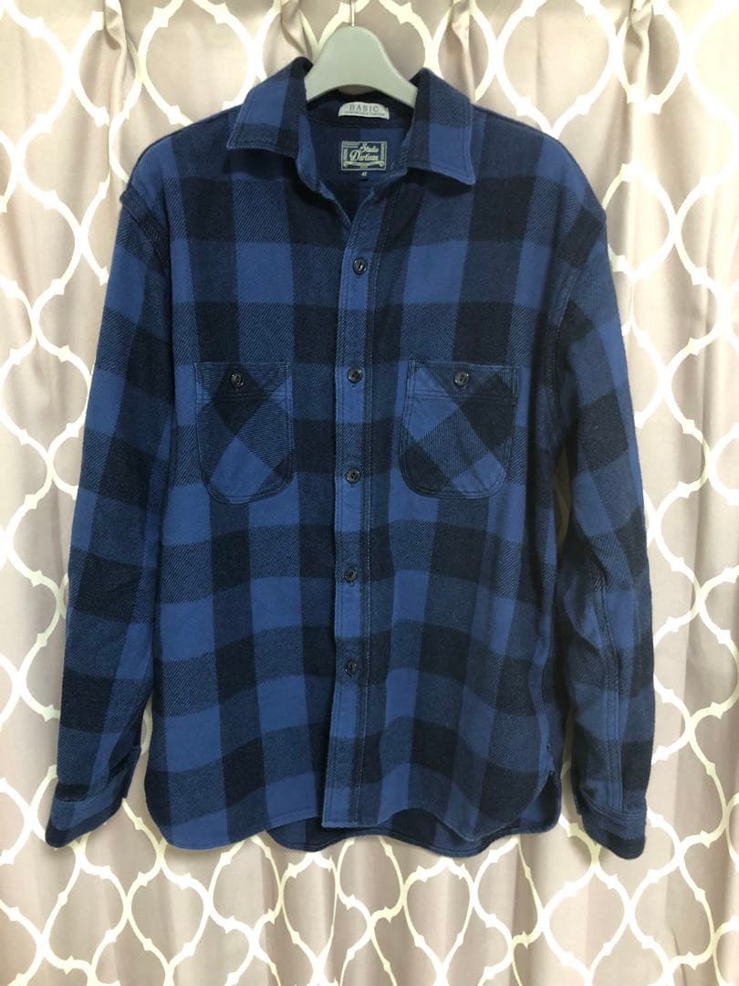 k*s様 STUDIO D'ARTISAN FLANNEL SHIRTS 42