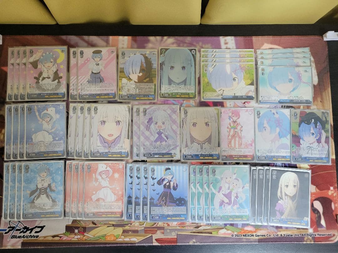 ヴァイスシュヴァルツ リゼロ8門デッキ+調整パーツ