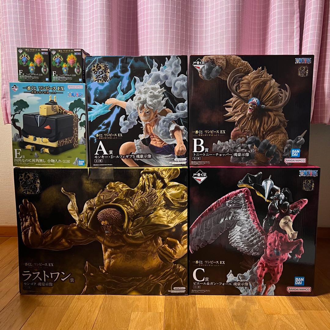 一番くじ ワンピース EX悪魔を宿す者達 vol.3 A B C E Fラスワン