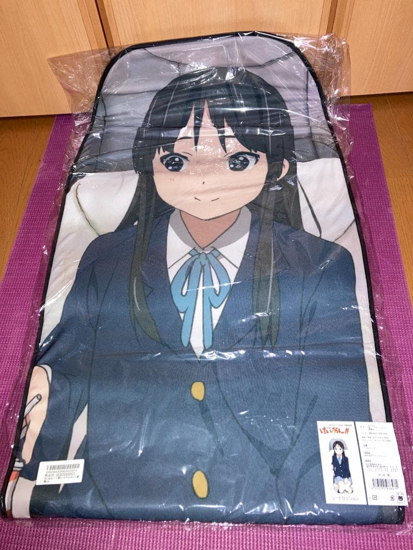 けいおん! 秋山澪 シートクッションレザーウォレット タペストリー VOX 希少