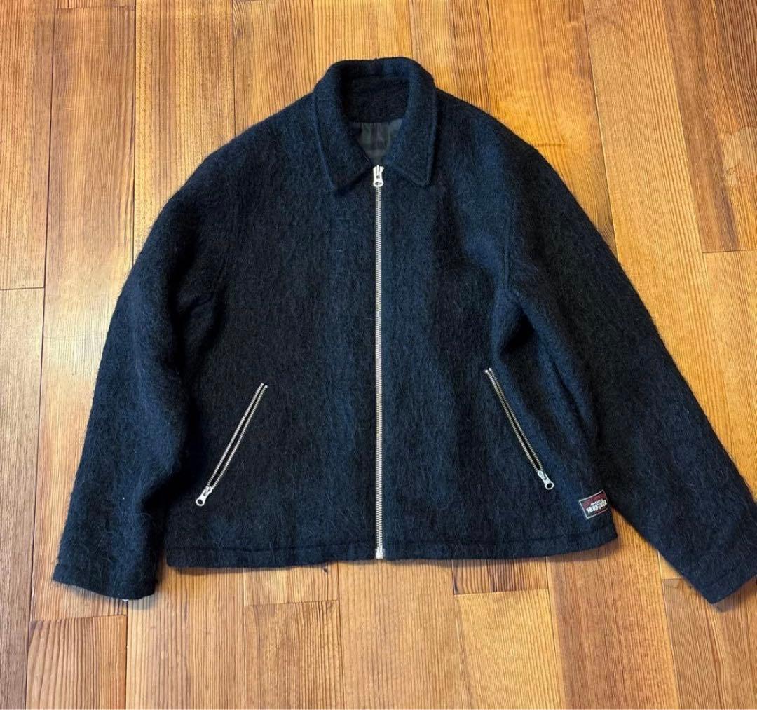 ナル Stussy mohair club ブラック ジャケット