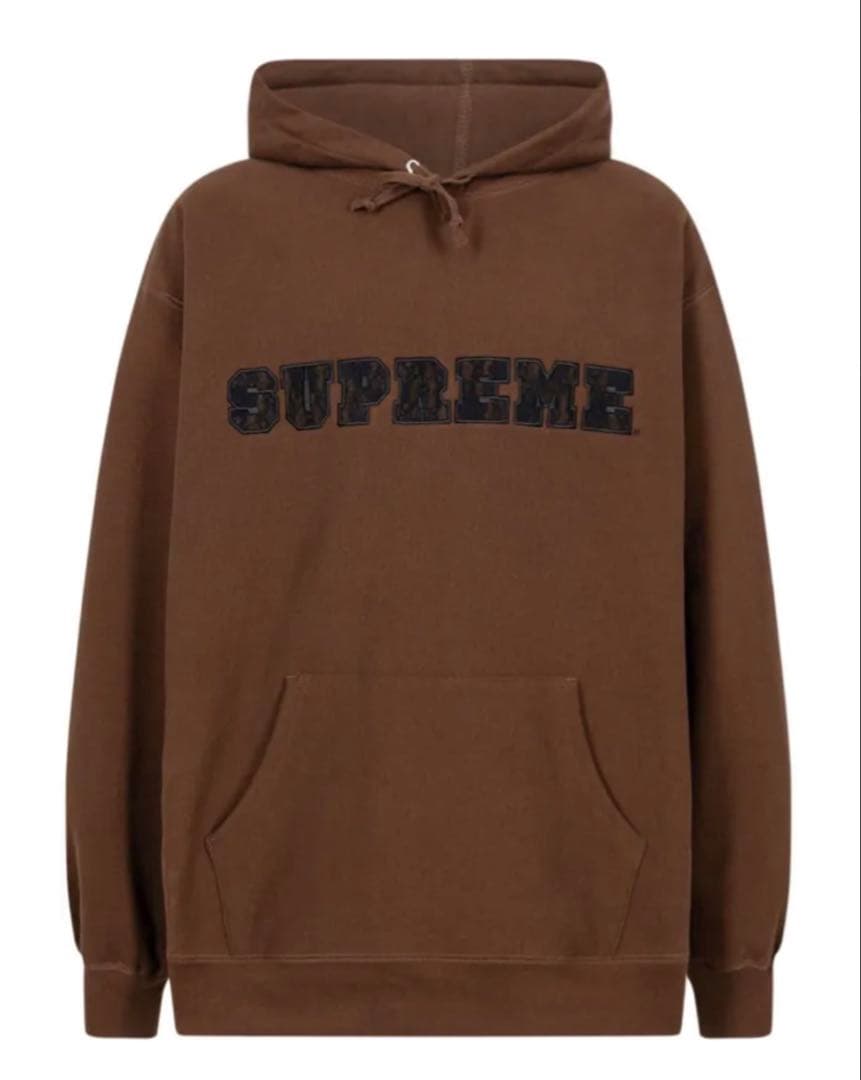supreme パーカー Lサイズ　ブラウン