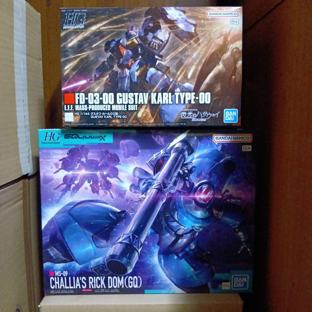 HG グスタフ・カール00型＆HG シャリア専用リック・ドム(GQ)