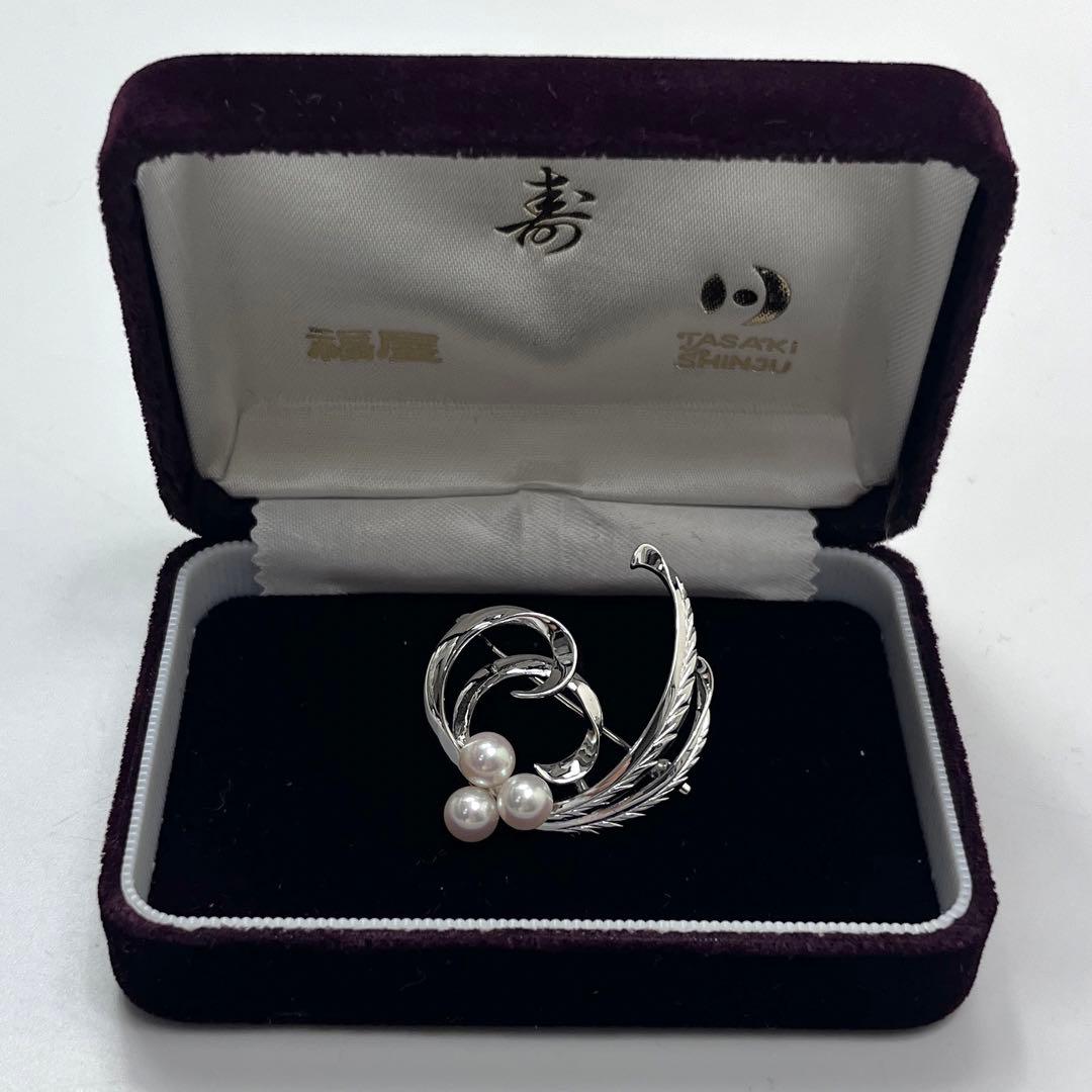 TASAKI タサキ 田崎真珠 ブローチ Silver シルバー パール - メルカリ