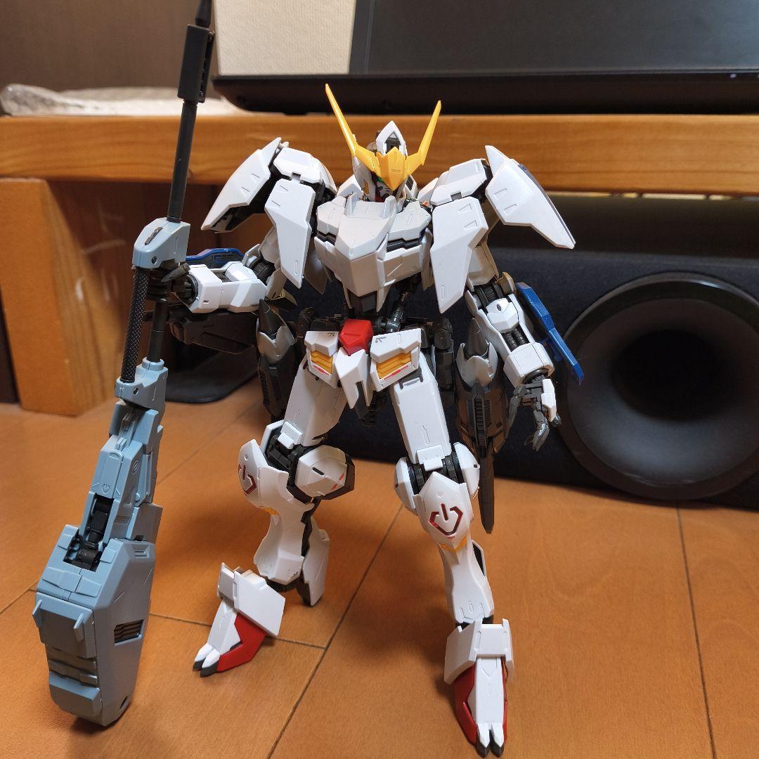 【組立済】MG ガンダムバルバトス(第6形態) ＋拡張パーツ バルバトス 第6形態 拡張パーツセット｜ジムぽんさんのガンプラ作品