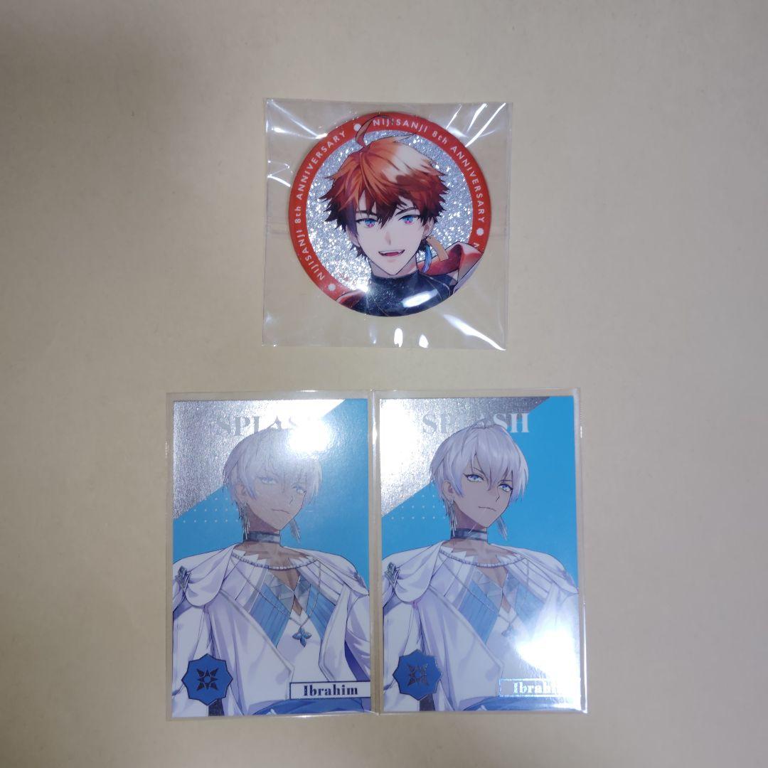 イブラヒム 北見遊征 にじさんじ 8周年 メタルカード 缶バッジ - メルカリ