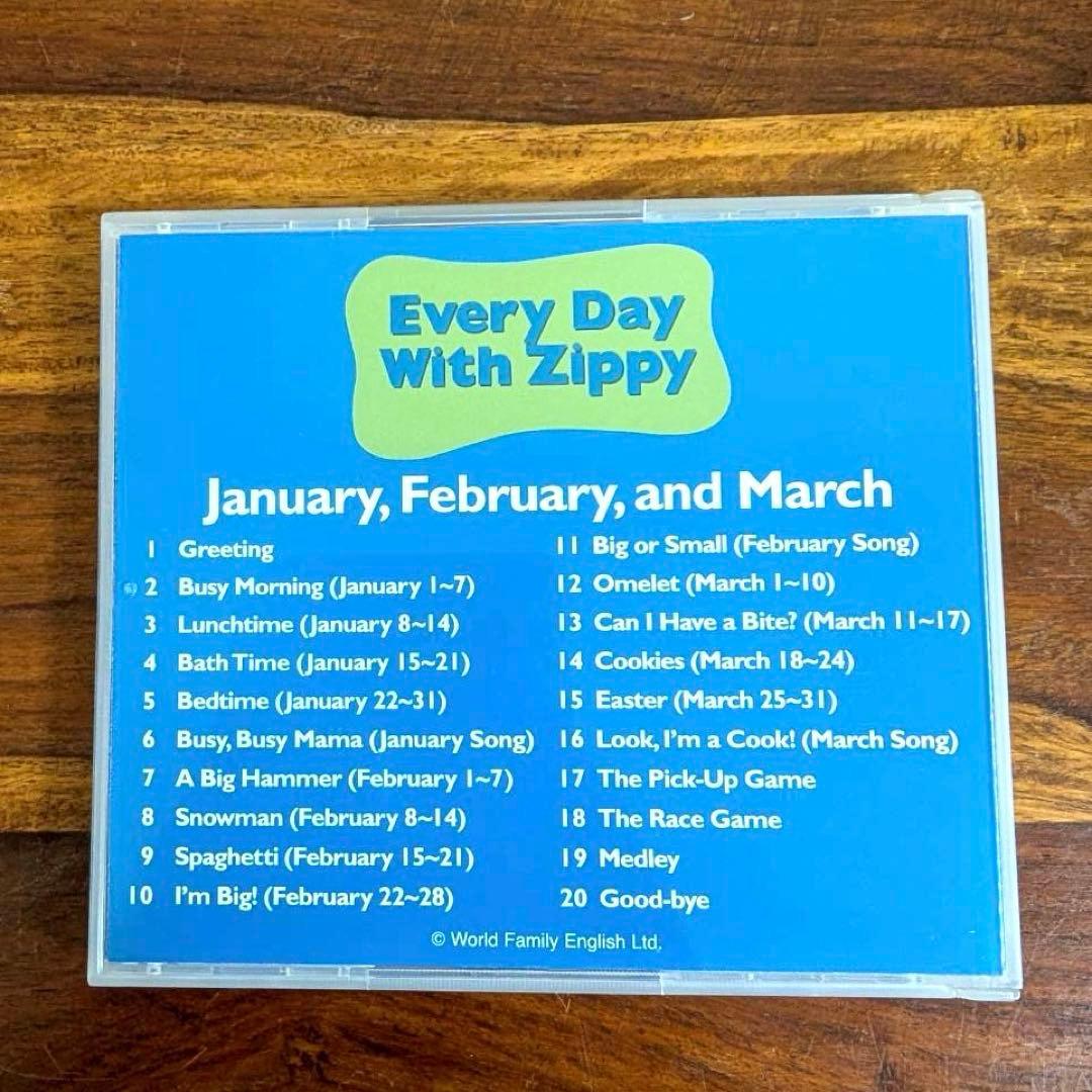 美品】Every Day With Zippy CD (1〜3月) - メルカリ