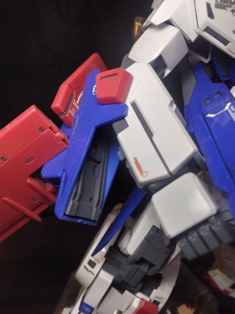 MG ZZガンダムVer.Ka プレミアムデカール仕様 塗装完成品 説明書台座付