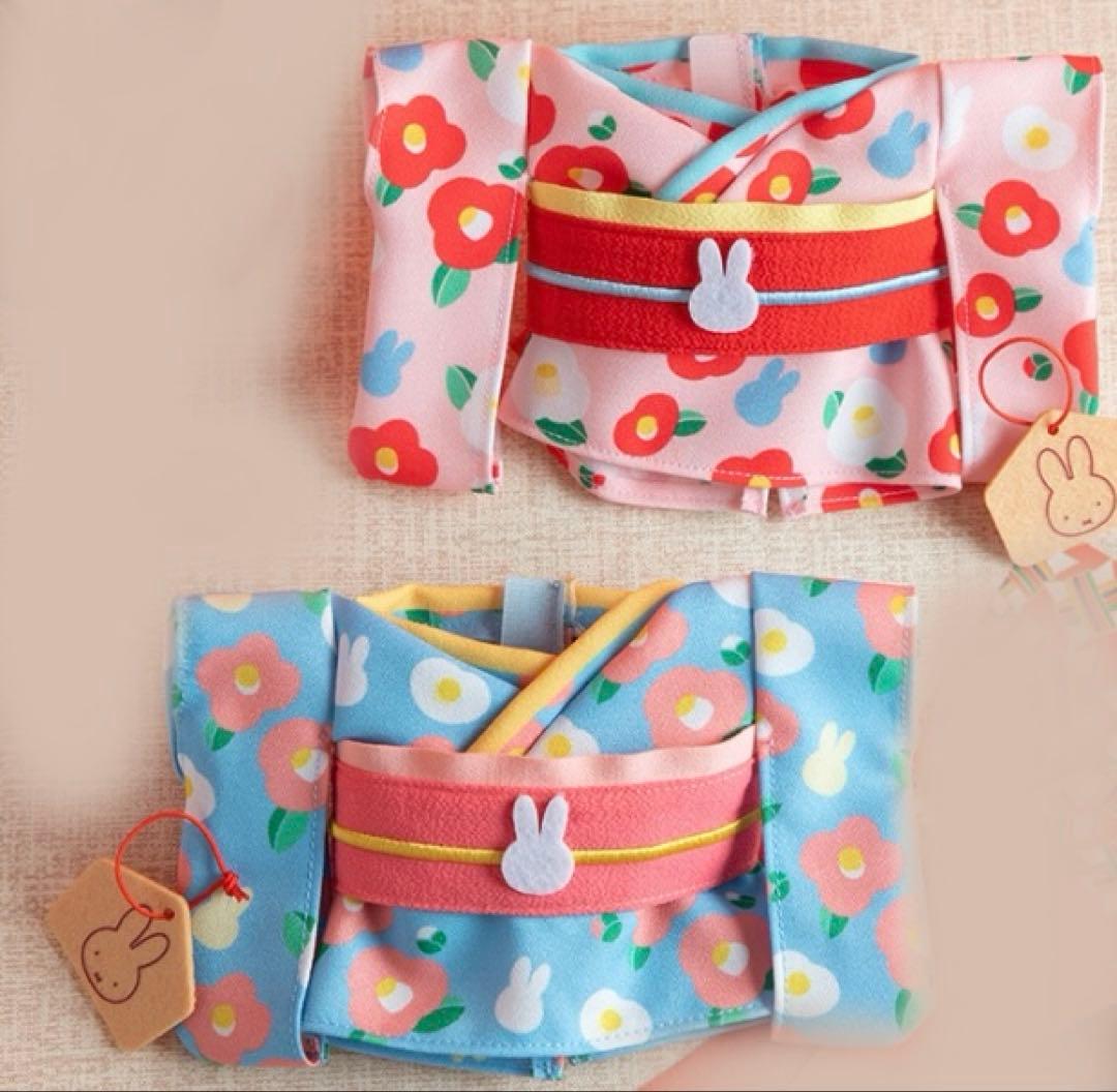 【新品タグ付2点セット★絵馬付】フラワーミッフィー　着せかえお洋服　振袖　つばき