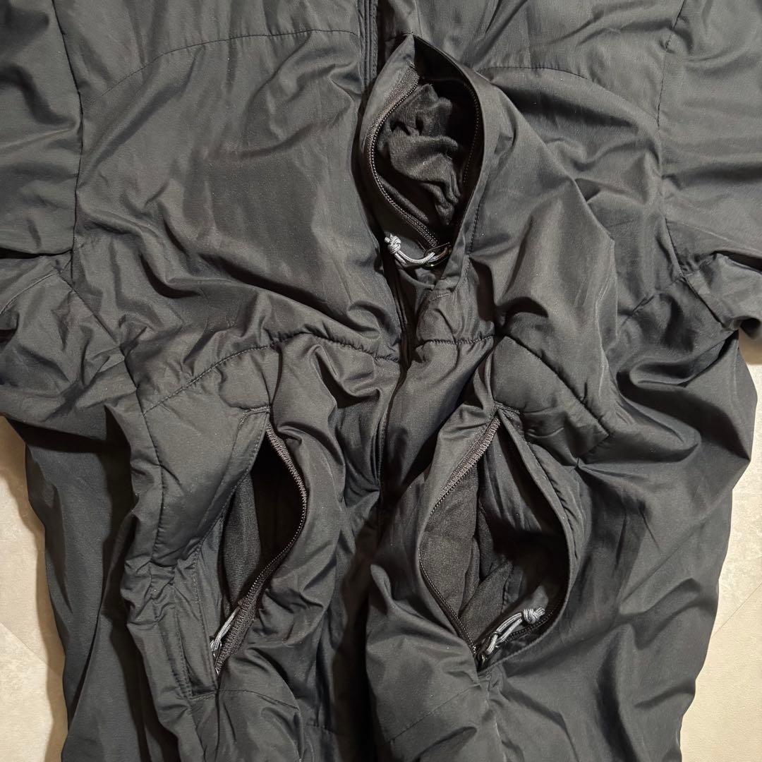 00s コロンビア Colombia パフジャケット シェルドシンチラ 型 黒