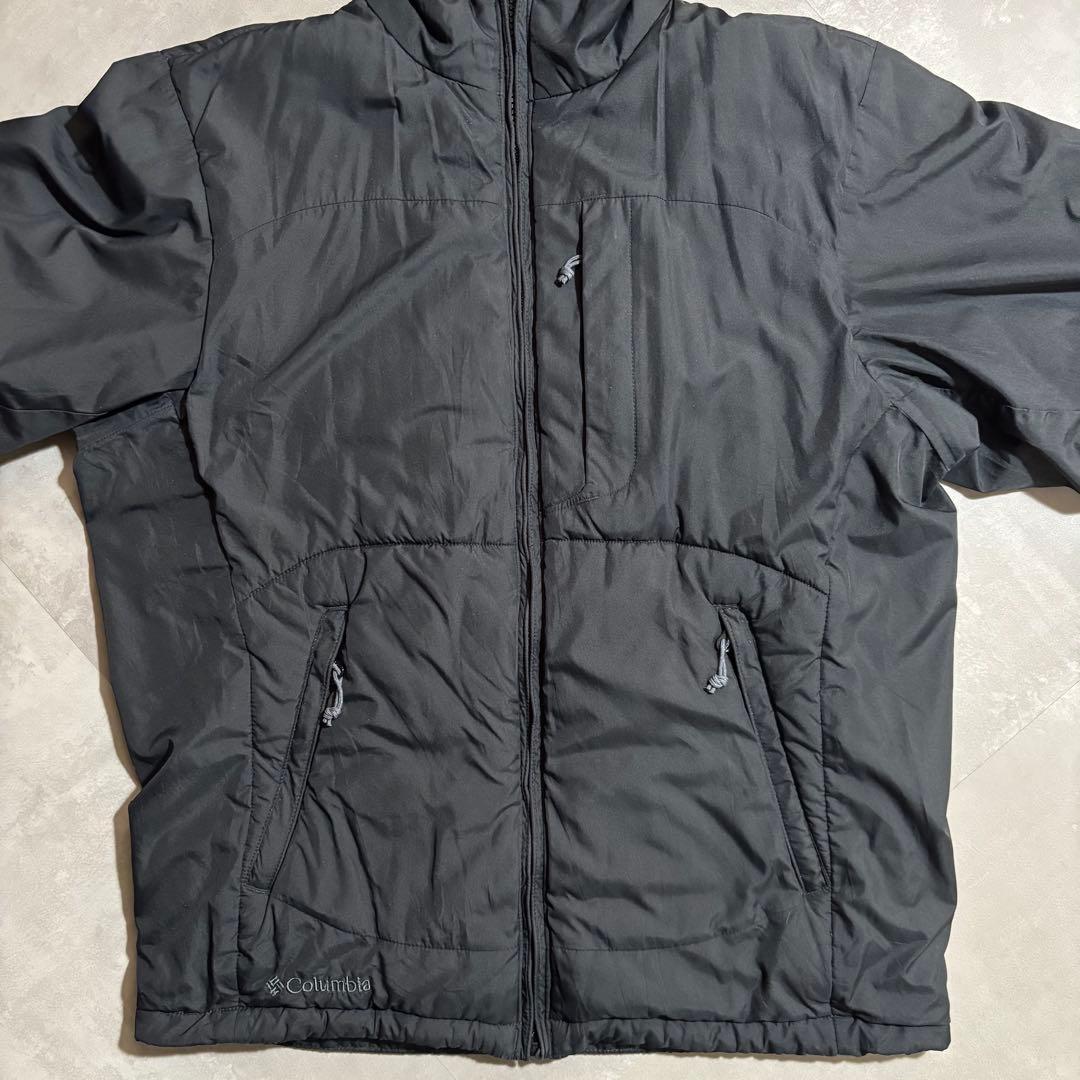 00s コロンビア Colombia パフジャケット シェルドシンチラ 型 黒