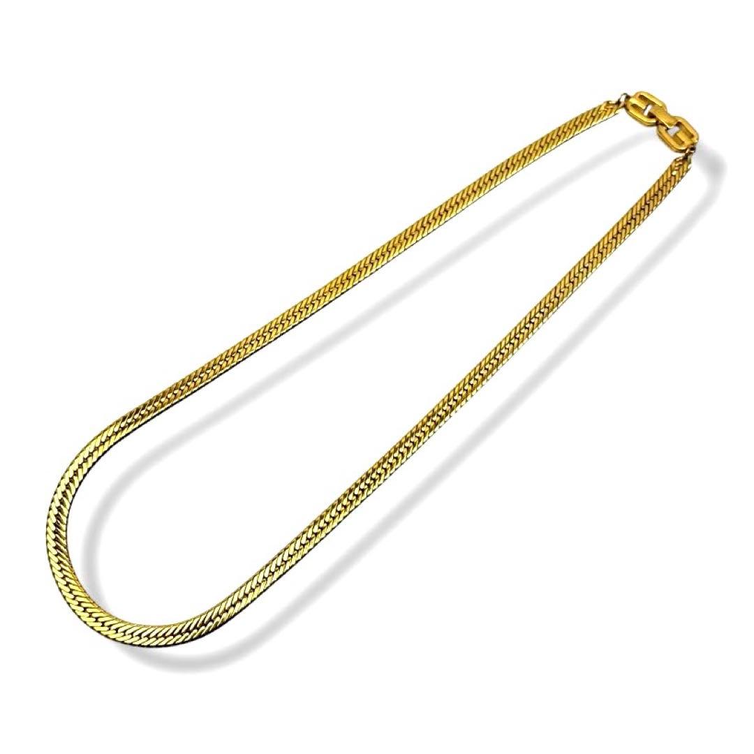 【美品】GIVENCHY ジバンシー 喜平チェーン ネックレス ゴールド