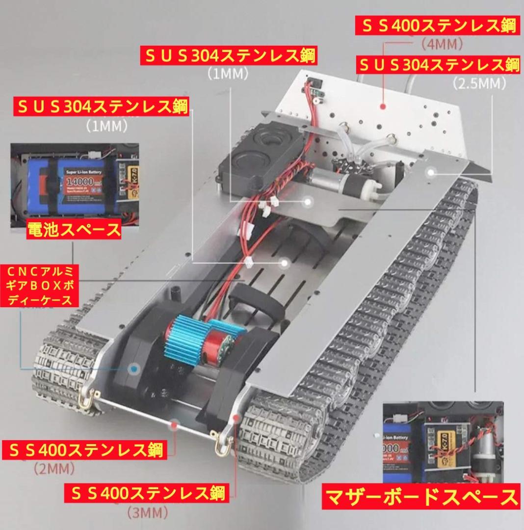 ヘンロン 1/16スケール ティーガーⅡラジコン 全金属シャーシ完成品