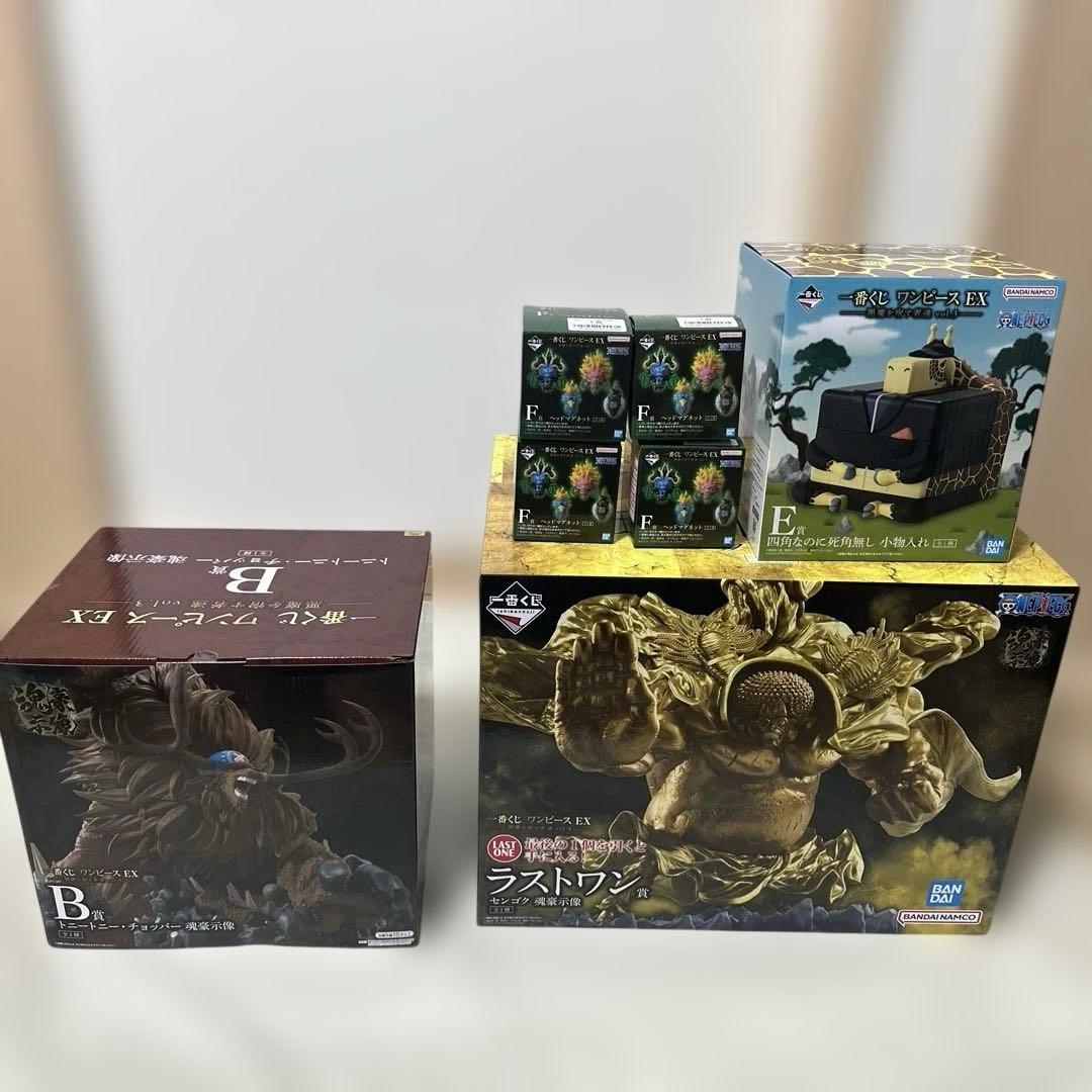 一番くじ　ワンピース b賞、e賞、f賞、ラストワン賞