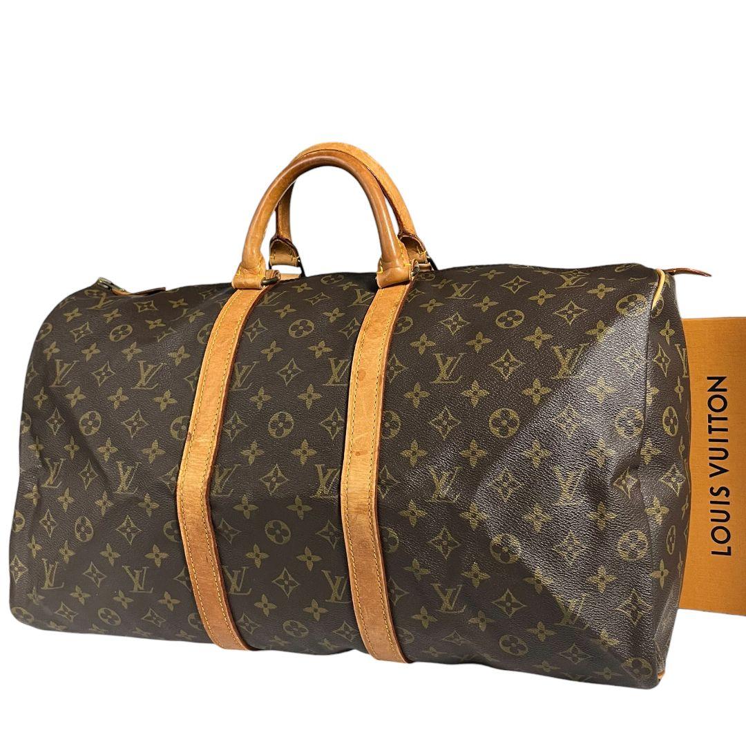 【正規品】ルイヴィトン　モノグラム　キーポル50　ボストンバッグ　旅行用バッグ