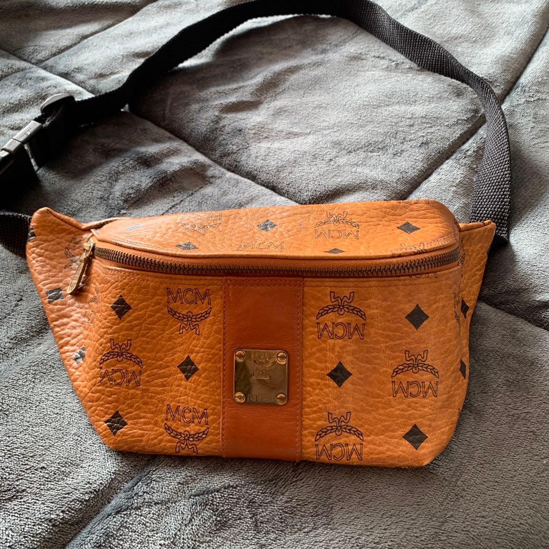MCM ロゴプリント ボディバッグ エムシーエム MCM バッグ ベルトバッグ ショルダーバッグ ボディバッグ