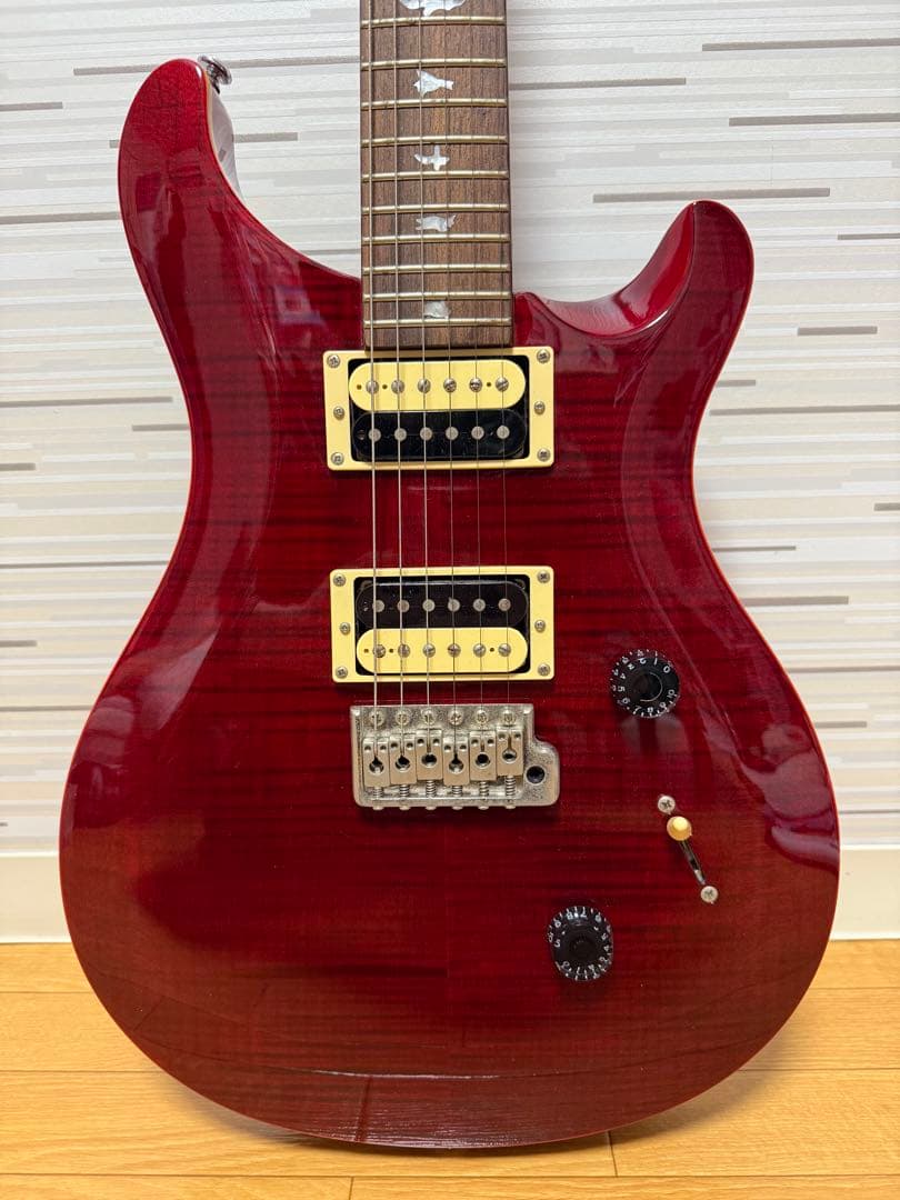 PRS SE custom24 韓国WMI製 レッド/赤 ギター - メルカリ