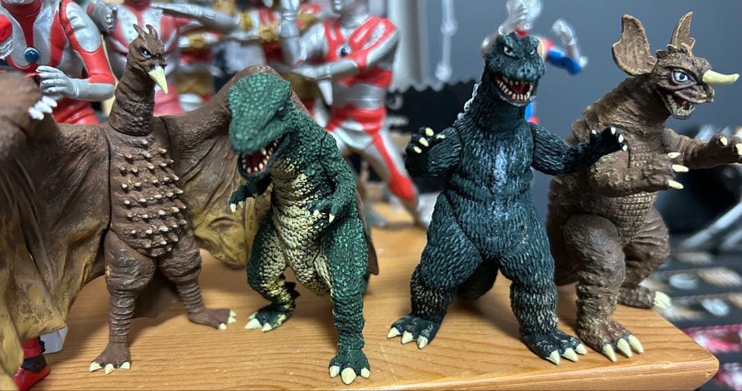 HG シリーズ ゴジラ 怪獣総進撃編 全4種セット 全塗装 フルリペイント