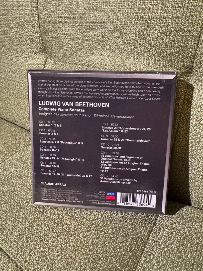 廃盤 BEETHOVEN ピアノ・ソナタ CLAUDIO ARRAU - メルカリ