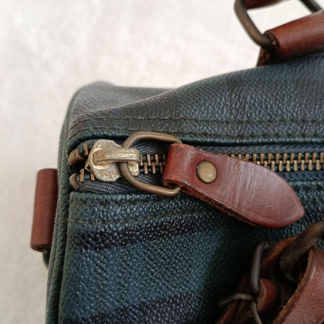 90S ポロラルフローレン ミニボストンバッグ チェック PVC - メルカリ