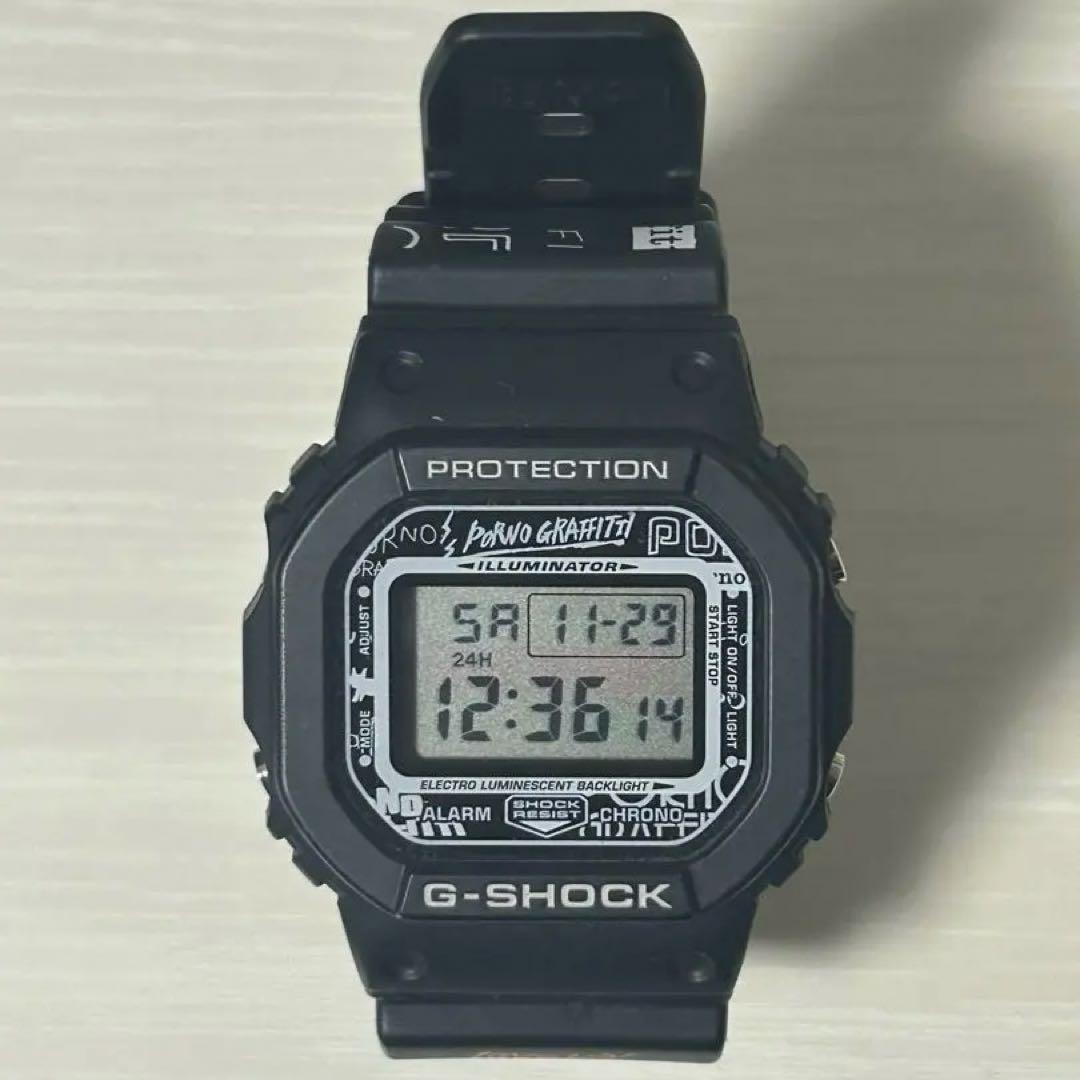 良品 ポルノグラフィティ 20周年記念 CASIO G-SHOCK Casio G-Shock x Futura Graffiti Limited Edition Men's Watch GD