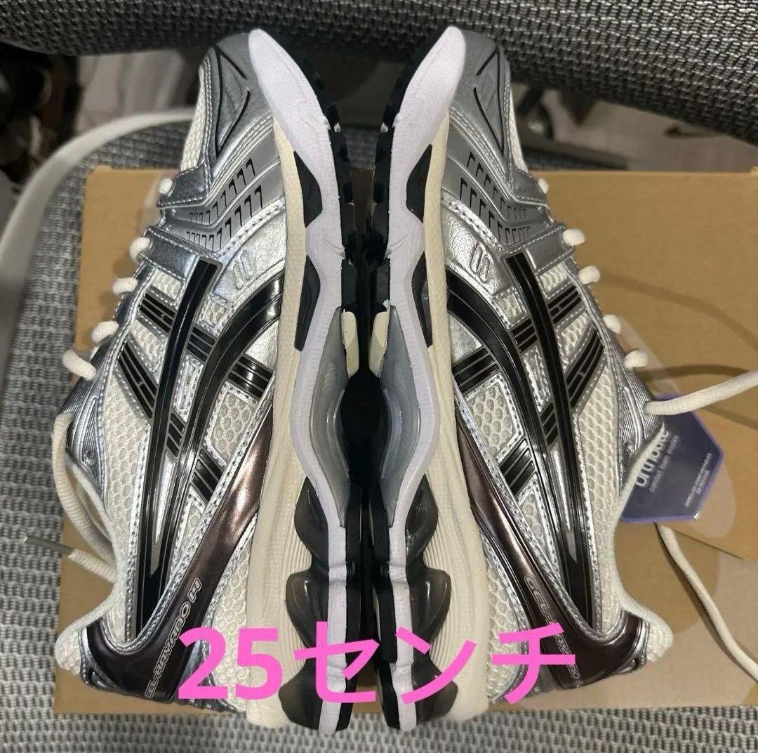 靴 ASICS GEL-KAYANO 14 CREAM/BLACK 25.0cm