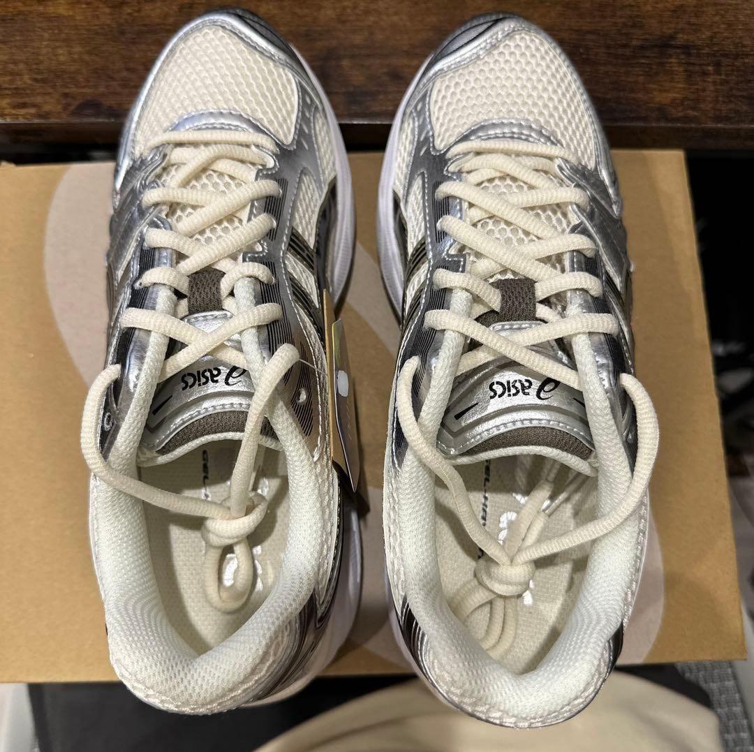 靴 ASICS GEL-KAYANO 14 CREAM/BLACK 25.0cm