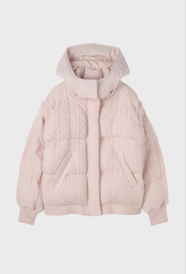 ジャケット・アウター thetoe Shard Knit Down White