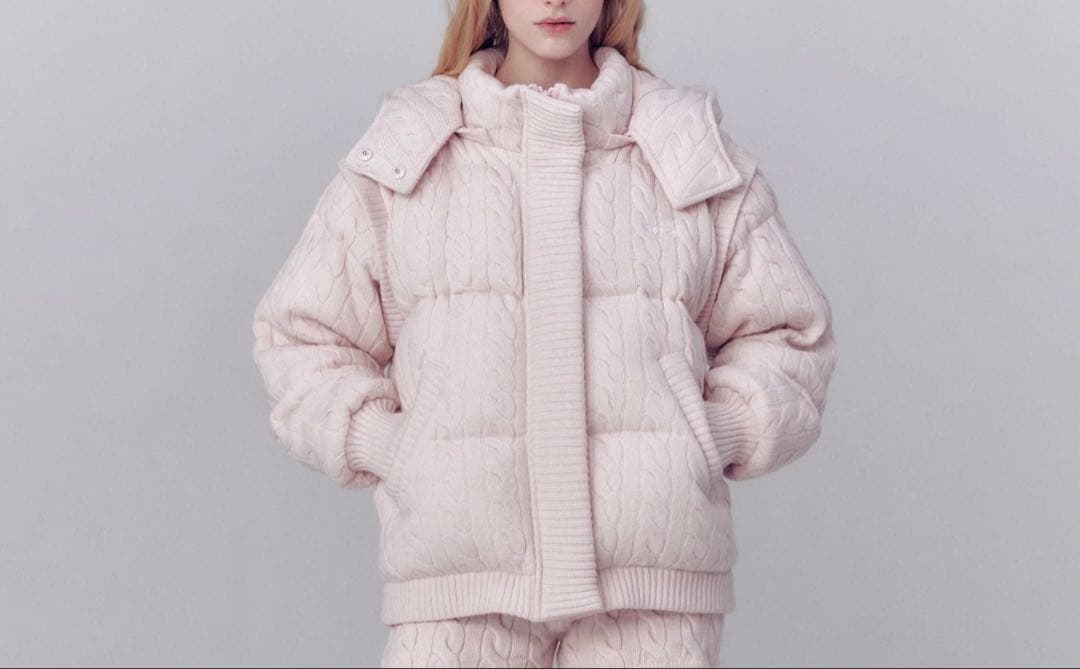 thetoe Shard Knit Down White - メルカリ